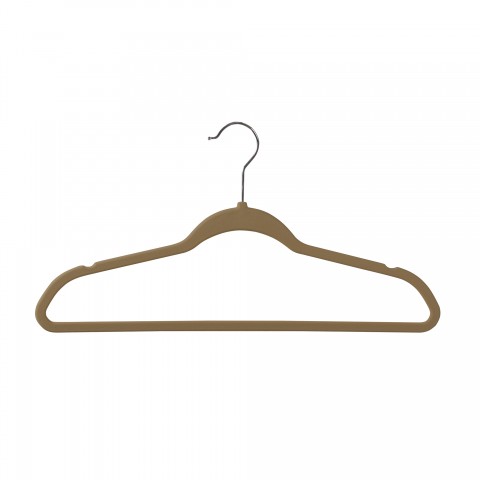 Camel Velvet Suit Hanger 17 3/8"