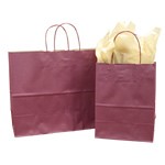 Recycled Dubonnet Paper Shoppers - Prime