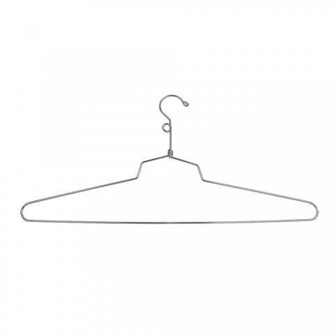 Chrome Steel Blouse/Dress Hanger/Regular Hook 19"