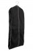 Cotton Poplin Garment Bags 24"X60"X4" - Black with Gray Trim